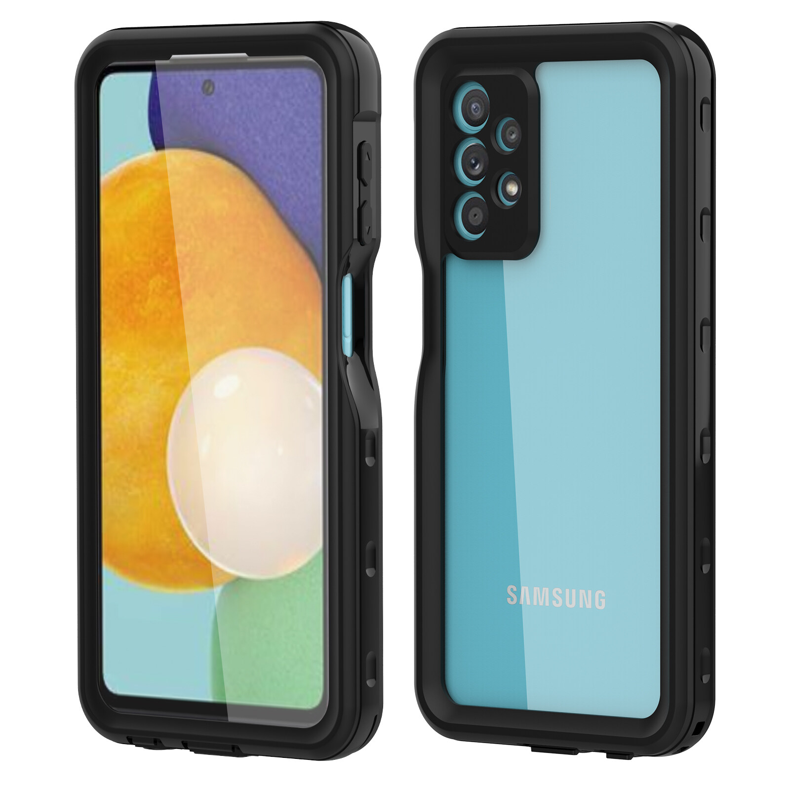 Samsung Galaxy A23 / A23 5G Waterproof Case, EABUY Built-in Screen Protector IP68 Sealed Full Body Protection Underwater Casing Cover for Samsung Galaxy A23 / A23 5G