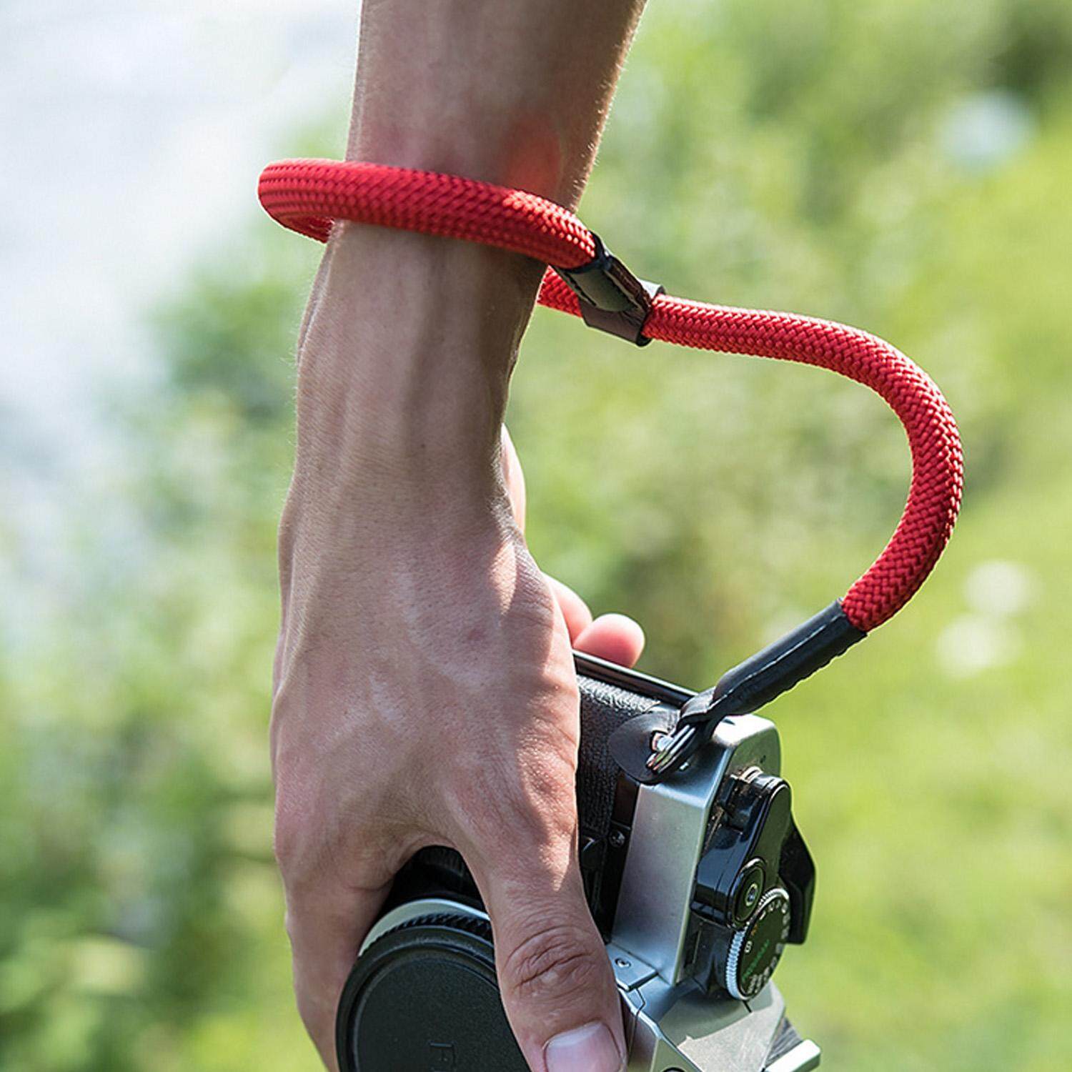 Universal High Strength Nylon Braided Camera Wrist Strap Belt Compatible with Leica Canon Fuji Nikon Olympus Panasonic Pentax Sony