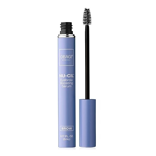 Obagi Nu-Cil Eyebrow Boosting Serum - Ultimate Eyebrow Growth Serum with Hyaluronic Acid - Dermatologist Approved Brow Serum for Thin, Patchy & Over-Tweezed Eyebrows - Fast Absorbing - 6ml
